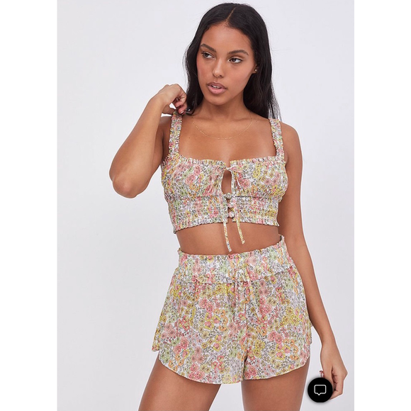 NEW 2 Piece For Love and Lemons Esme Cami and matching Esme Shorts SET - Picture 11 of 16